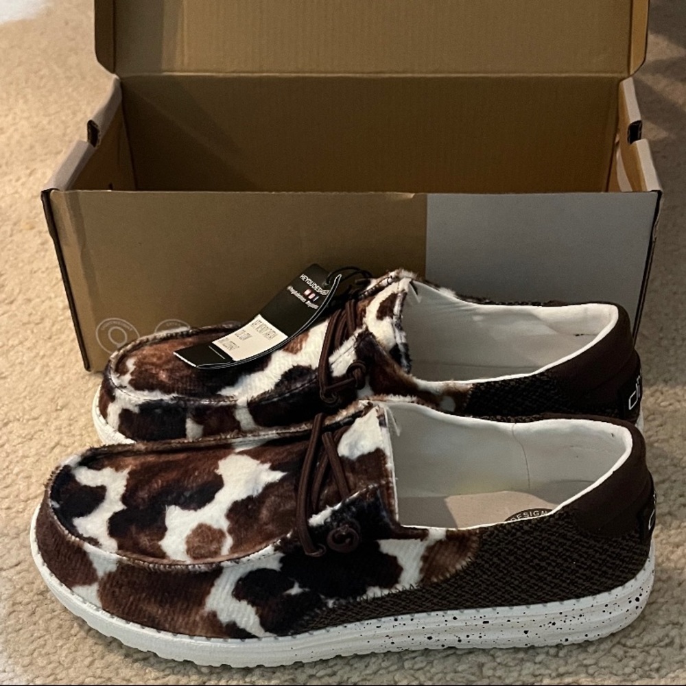 Hey Dude Shoes Wendy Tartan Cow Buckle Exclusive